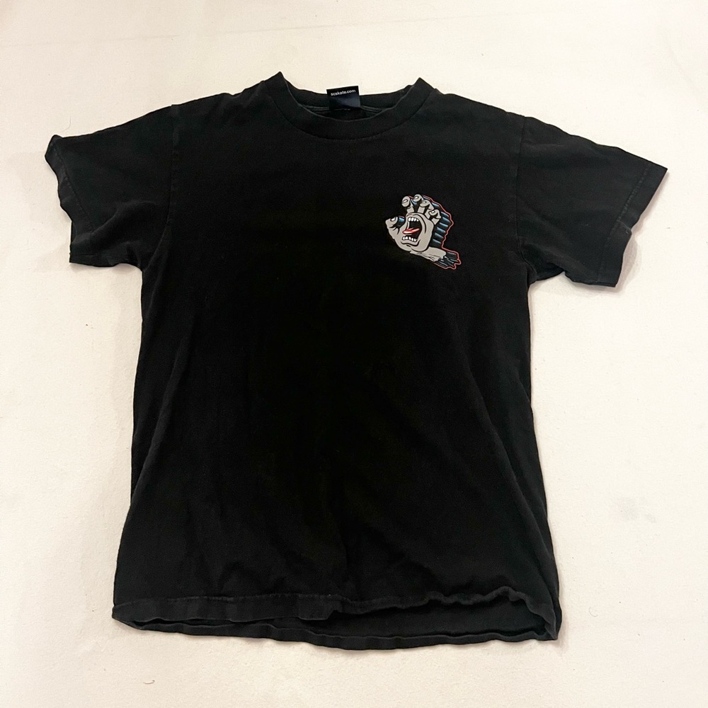 black santa cruz tee